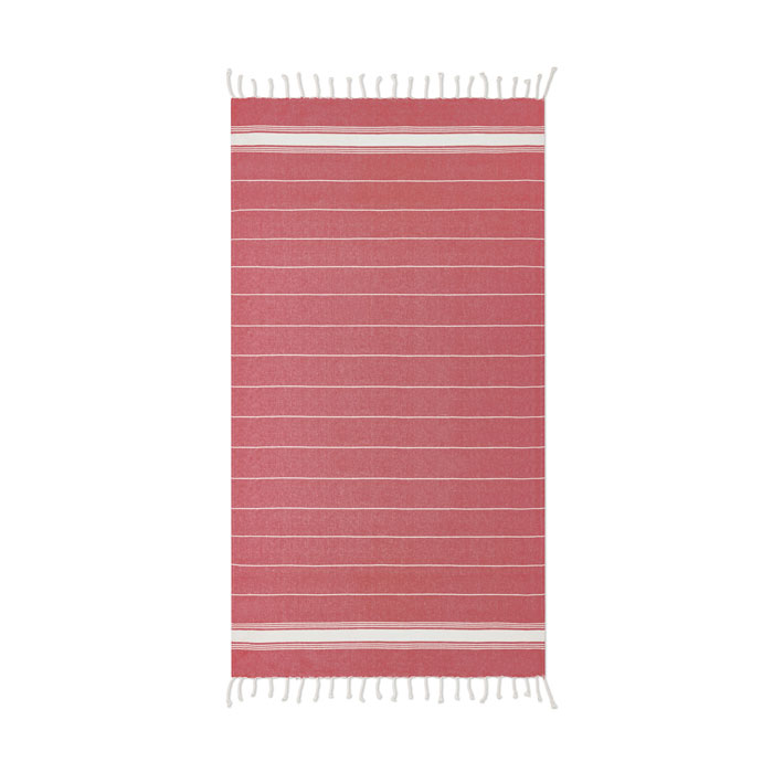 katoenen hamamdoek-Rood