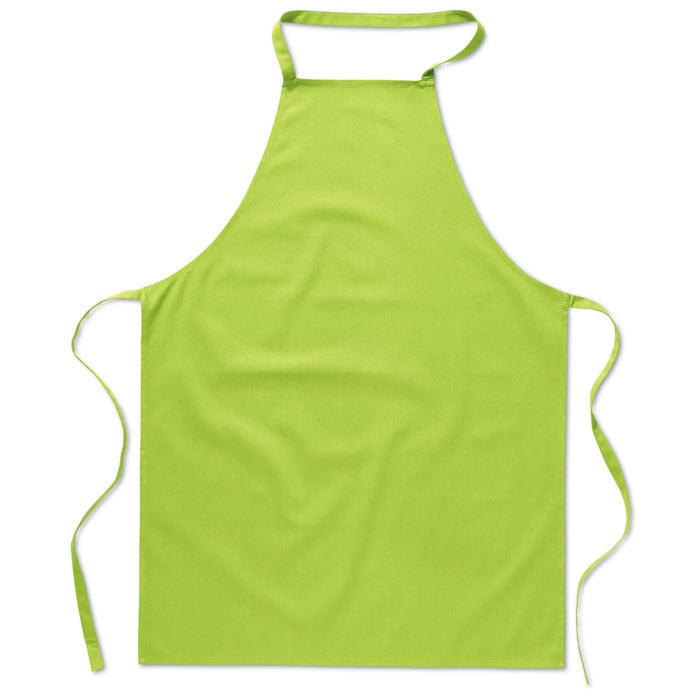 Katoenen keukenschort voor in de keuken-Limoen