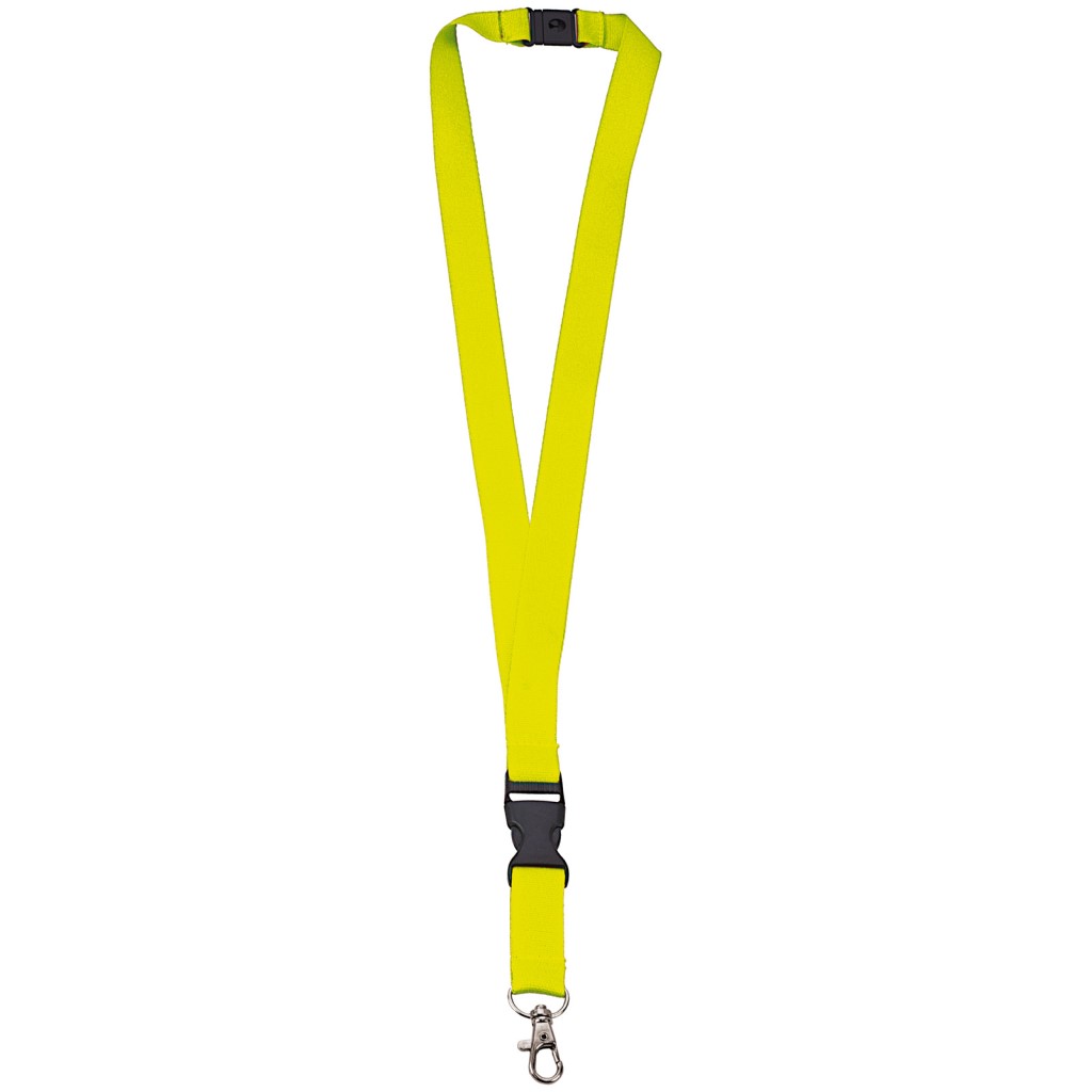 Keycord Polyester-Fluor-geel