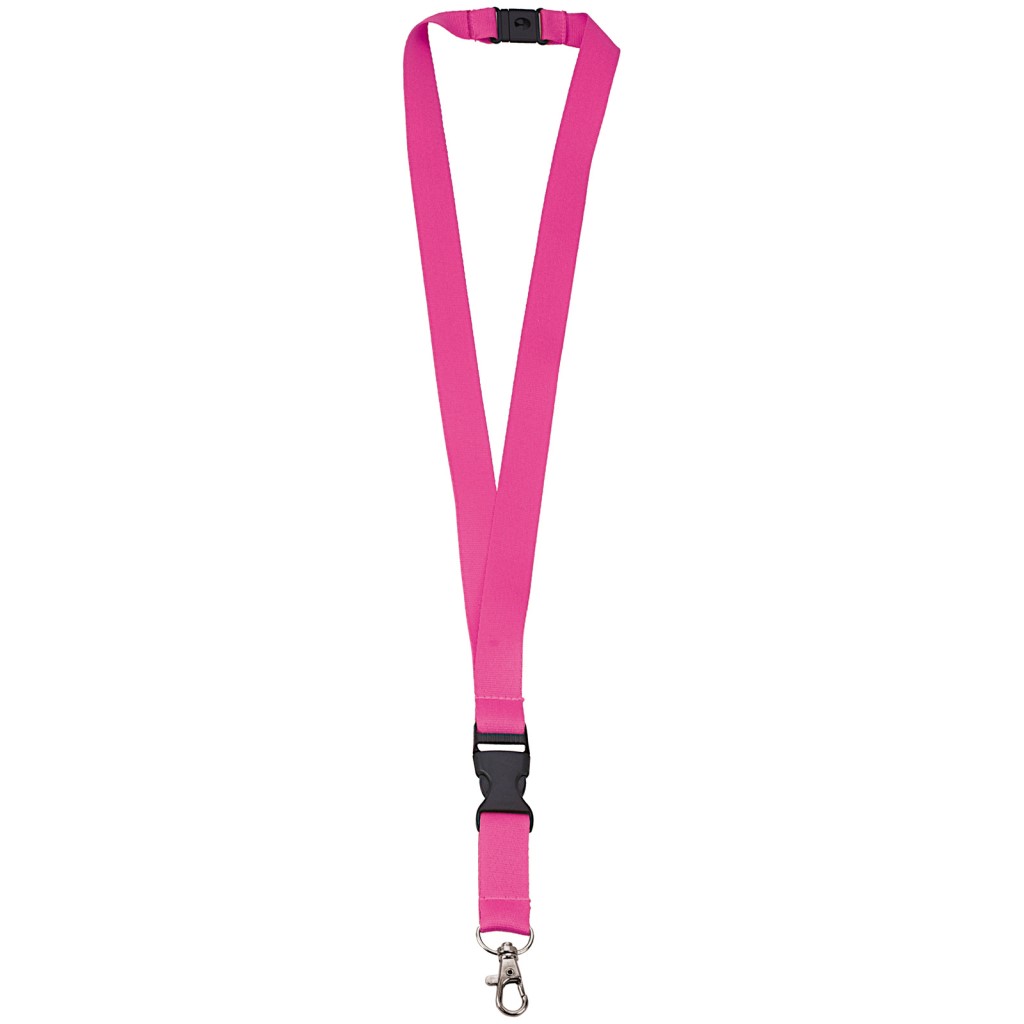 Keycord Polyester-Fluor-roze