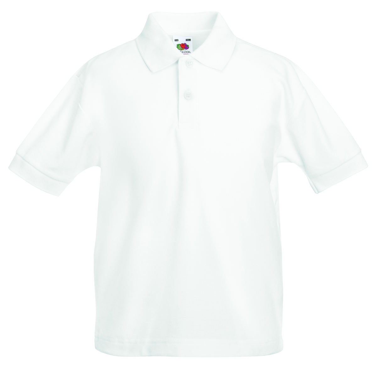 Kids 65/35 Polo-Wit