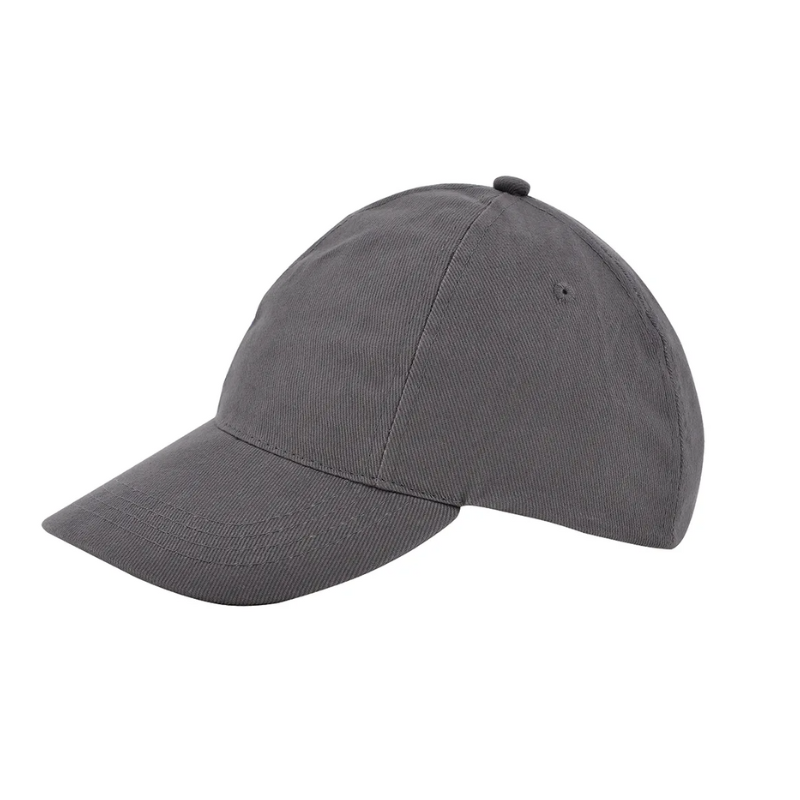 Kids Brushed Cap-Donkergrijs