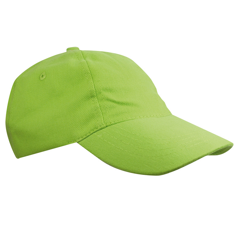 Kids Brushed Cap-Groen, #bed968-1 kleur