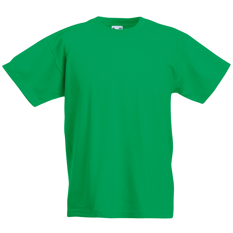 Kids Valueweight T-Kelly green
