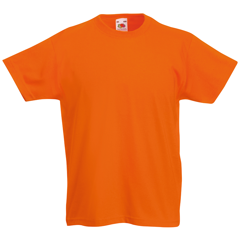 Kids Valueweight T-Oranje