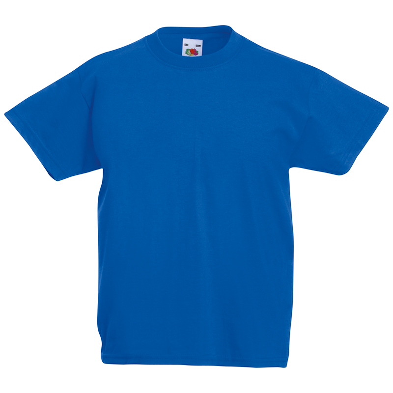 Kids Valueweight T-Royal blue