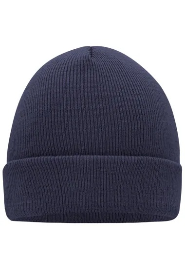 Knitted Cap-Donker navy