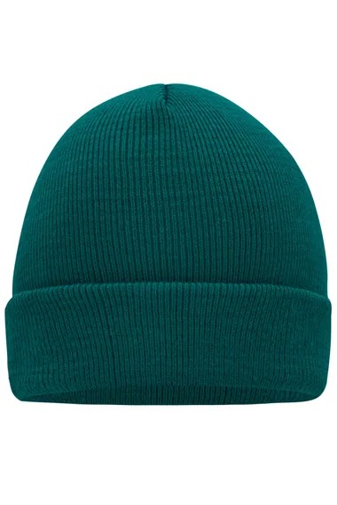 Knitted Cap-Donkergroen