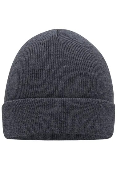 Knitted Cap-Grijs-melange