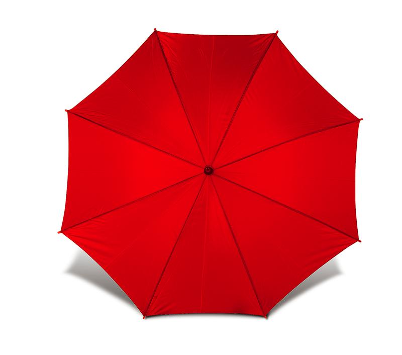 Klassieke paraplu met automatisch mechanisme-Rood-Zonder opdruk