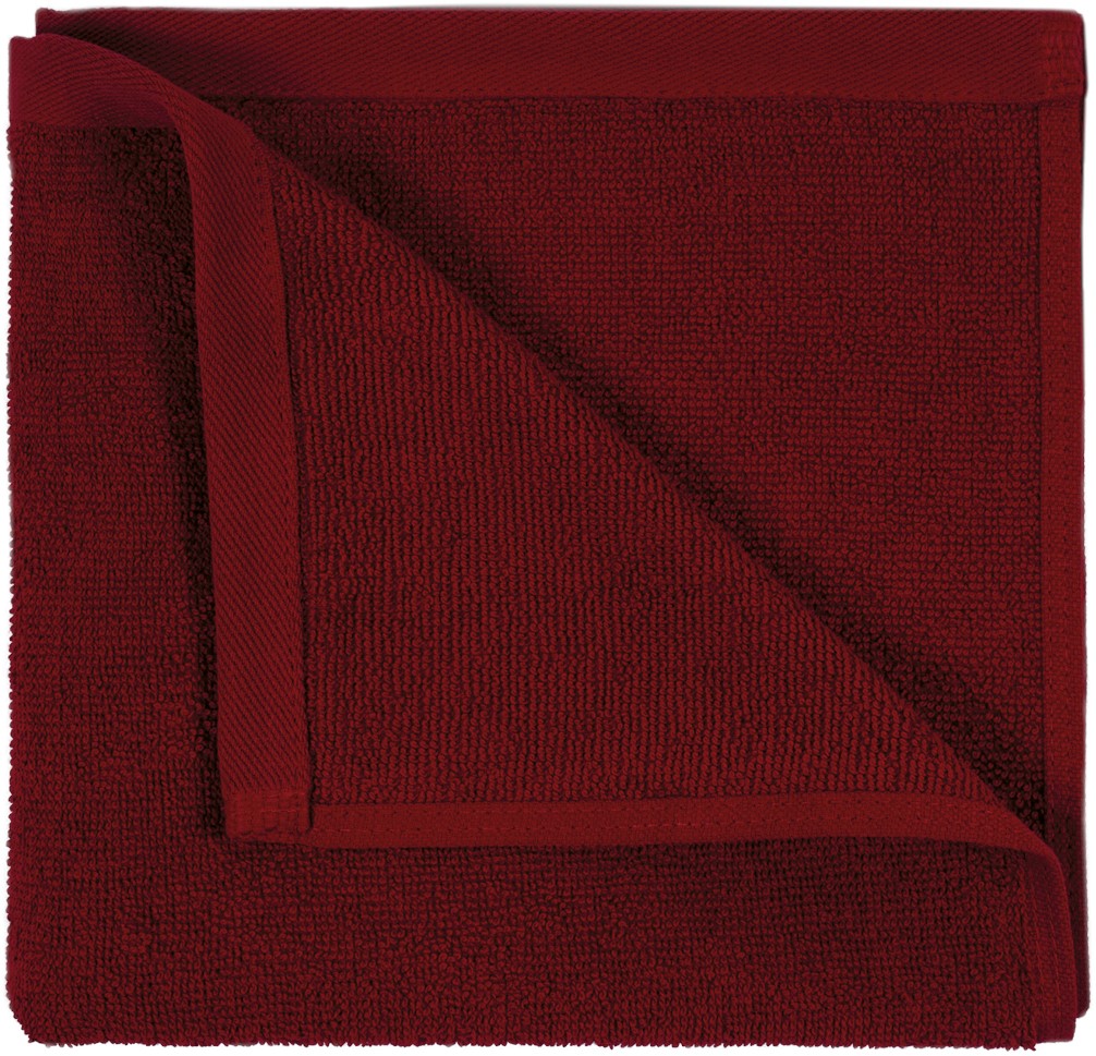 Kleurvaste salonhanddoek 45 x 90 cm-Red/stad