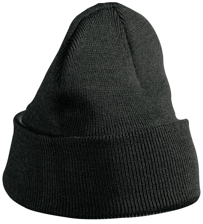Knitted Cap for Kids-Zwart