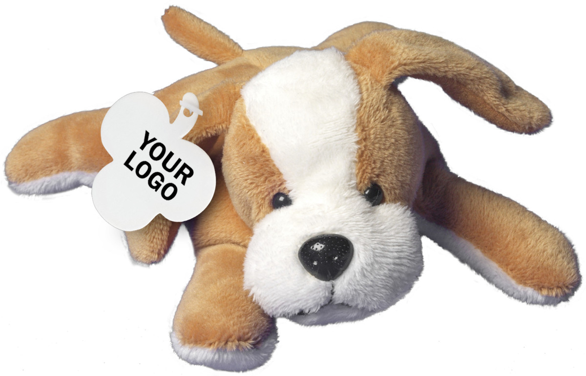 Knuffel hond-Bruin