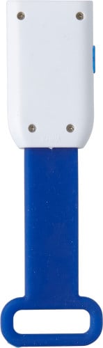 Kunststof fietslampje met 4 LED lampjes-Blauw