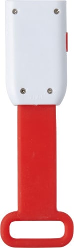 Kunststof fietslampje met 4 LED lampjes-Rood