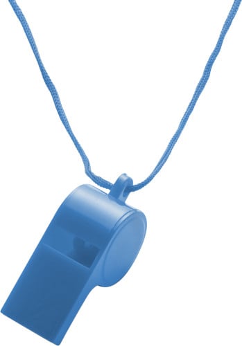 Kunststof fluitje-Blauw