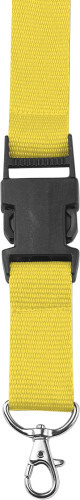 Lanyard met veiligheidssluiting-Geel-Zonder opdruk