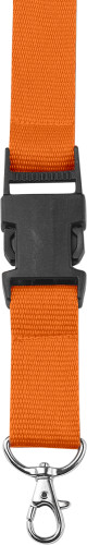 Lanyard met veiligheidssluiting-Oranje-Zonder opdruk