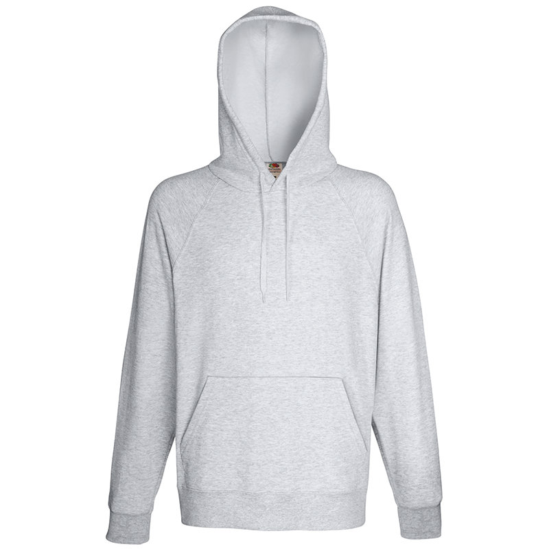 Lightweight Hooded Sweat-Heater grey