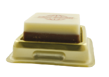 LogoBlokje in mono tray-Melk