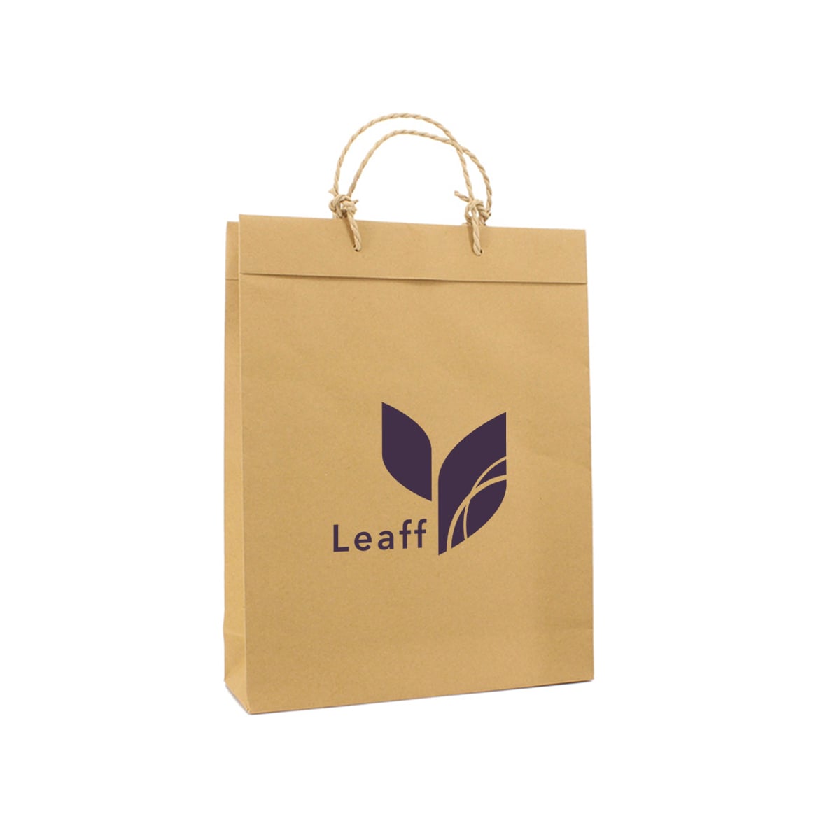 Luxe eco draagtas A3-Bruin