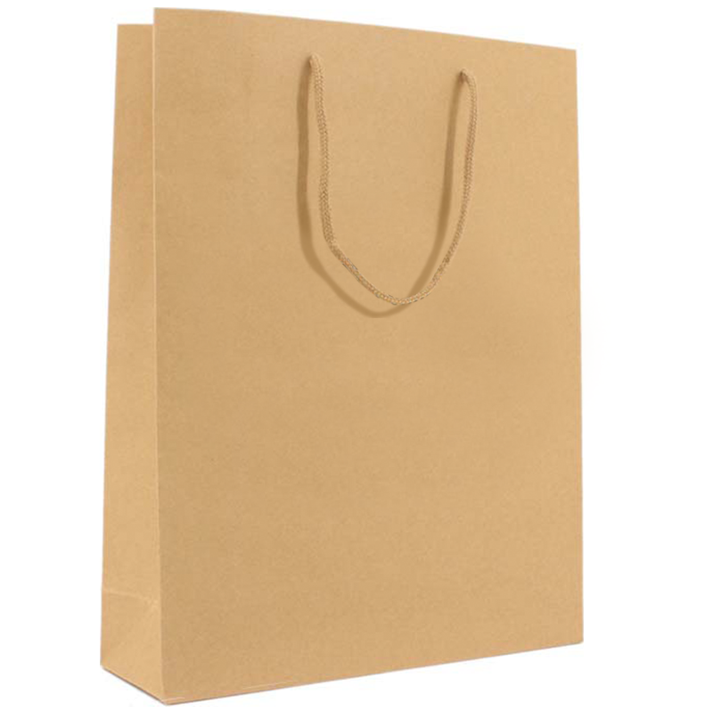Luxe kraft papieren tas A3-Bruin