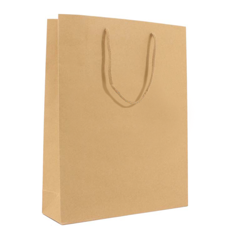 Luxe kraft papieren tas A5-Bruin