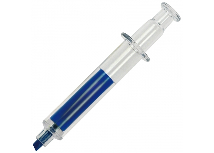 Markeerstift Spuit-Transparant blauw