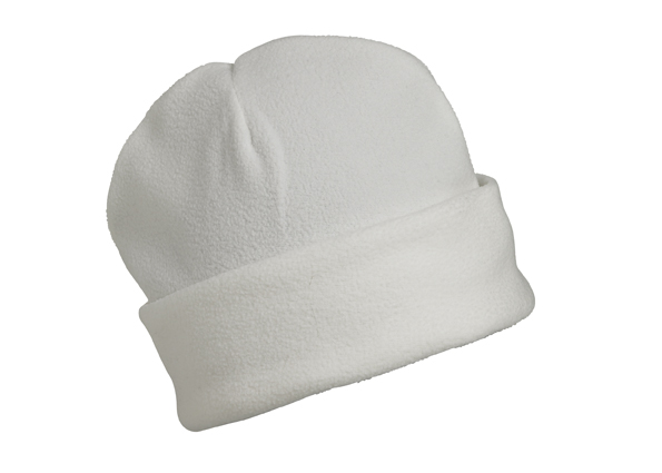 Microfleece Cap-Gebroken-wit