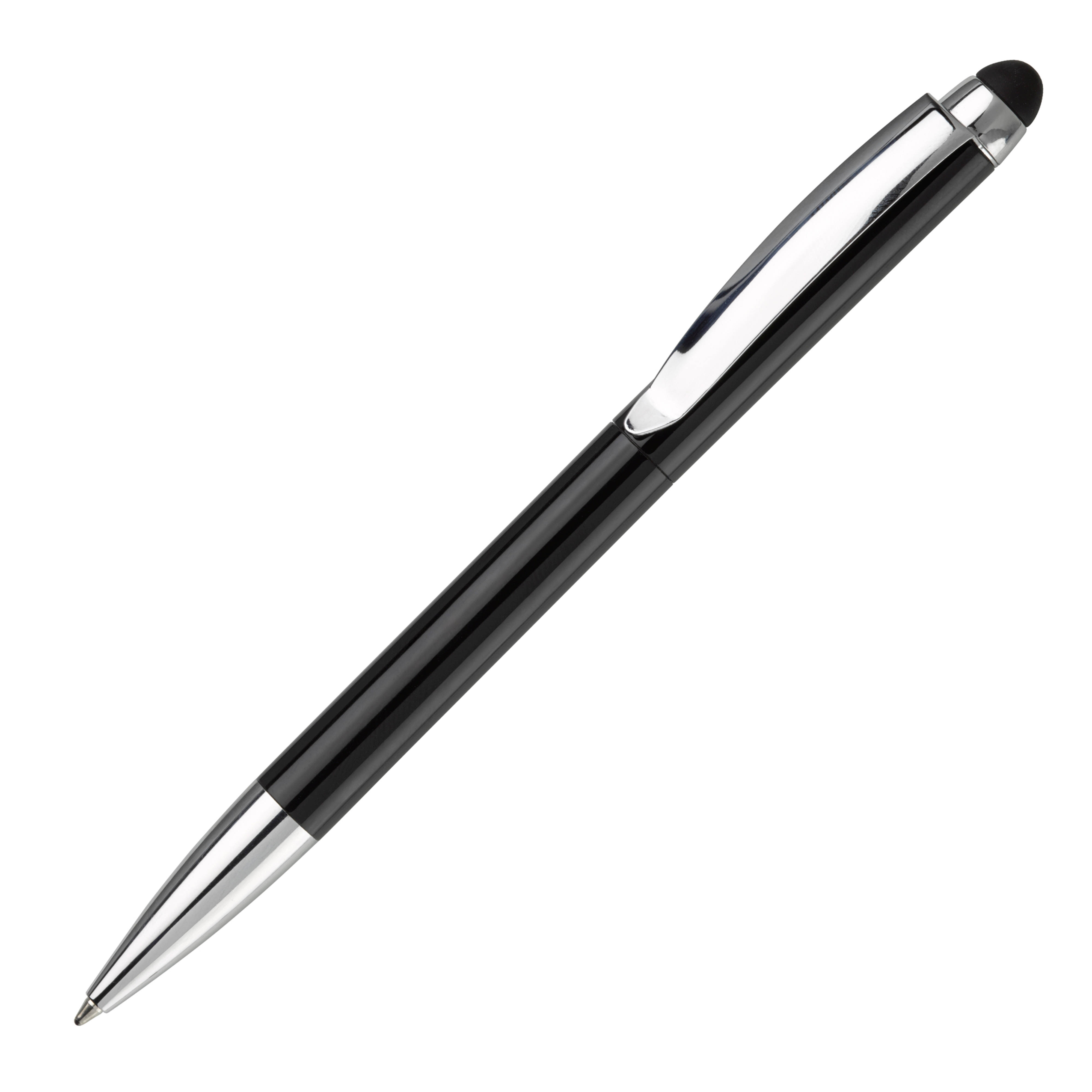 Metalen stylus balpen Modena-Zwart
