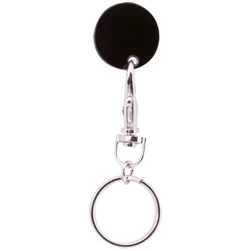 Munt-sleutelhanger euromarket-Zwart