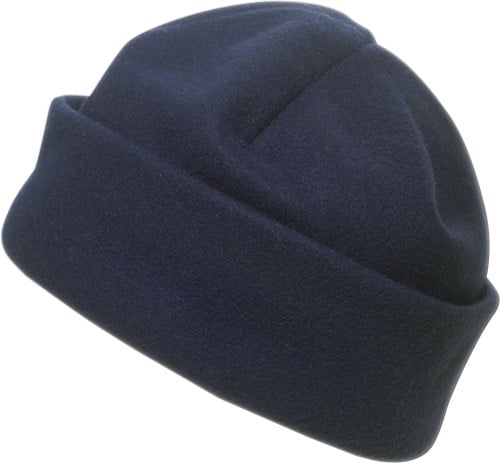 Muts van fleece-Blauw-Zonder opdruk
