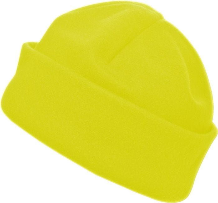 Muts van fleece-Geel