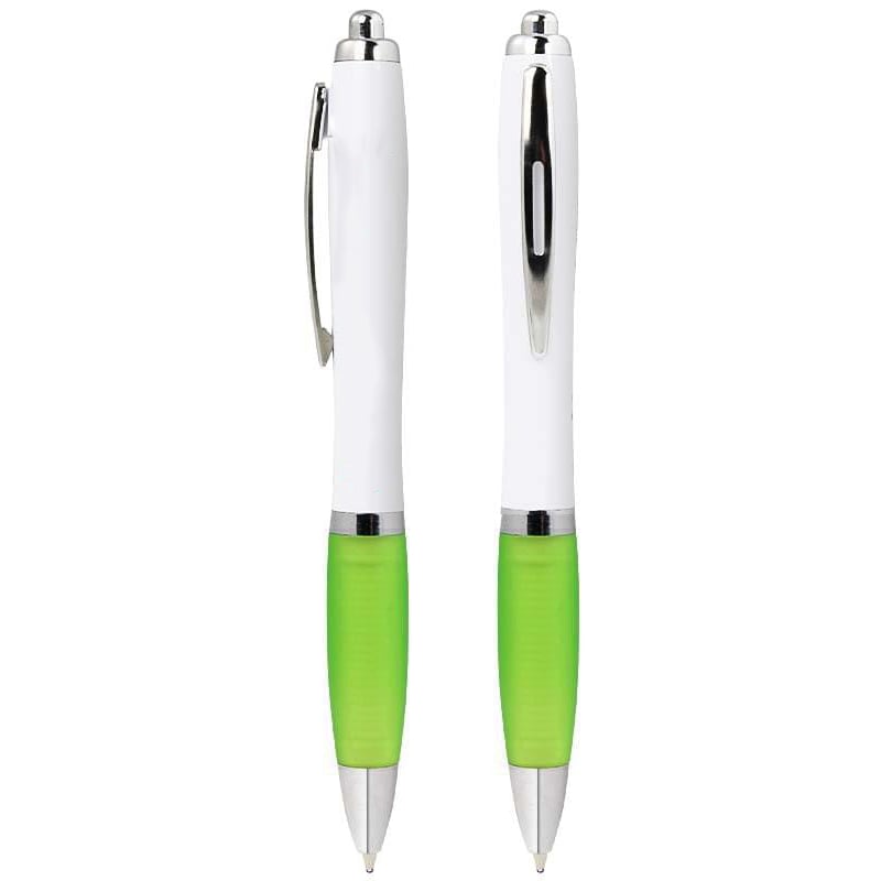 Nash balpen full color-Wit / lichtgroen