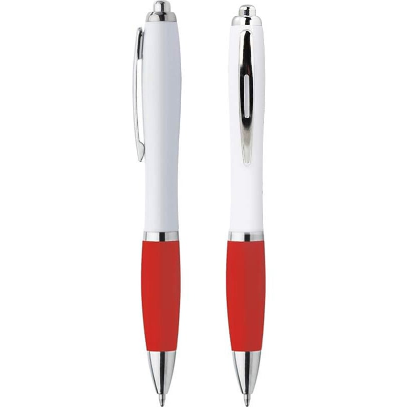 Nash balpen full color-Wit / rood