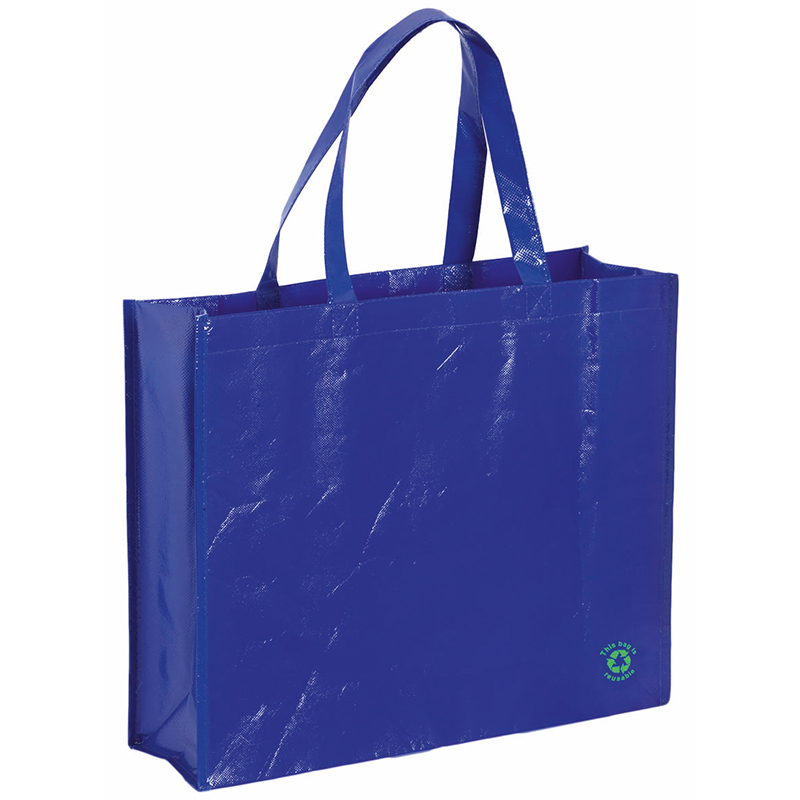 Non woven Eco draagtas Flubber-Blauw