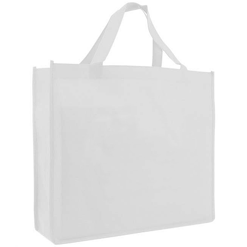 Non woven shopper A3 liggend-Wit