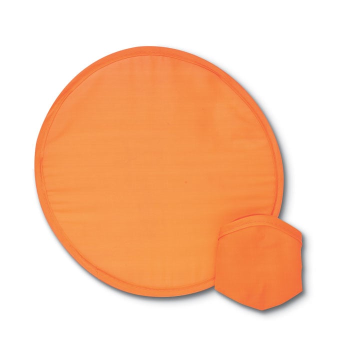 Opvouwbare nylon frisbee-Oranje-Zonder opdruk