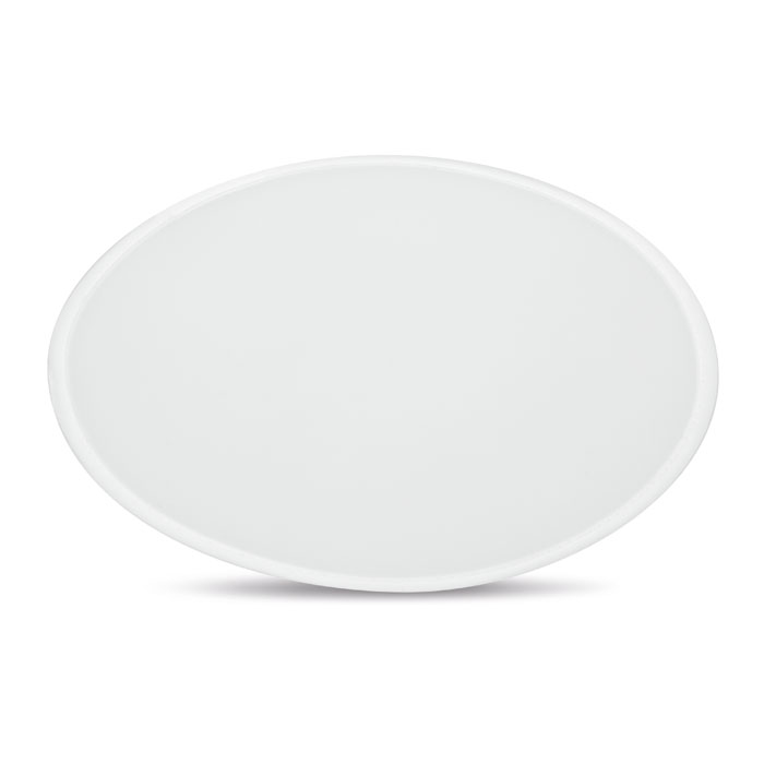 Opvouwbare nylon frisbee-Wit-Zonder opdruk