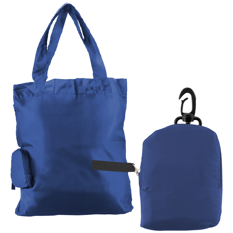 Opvouwbare tas met ritssluiting-Blauw