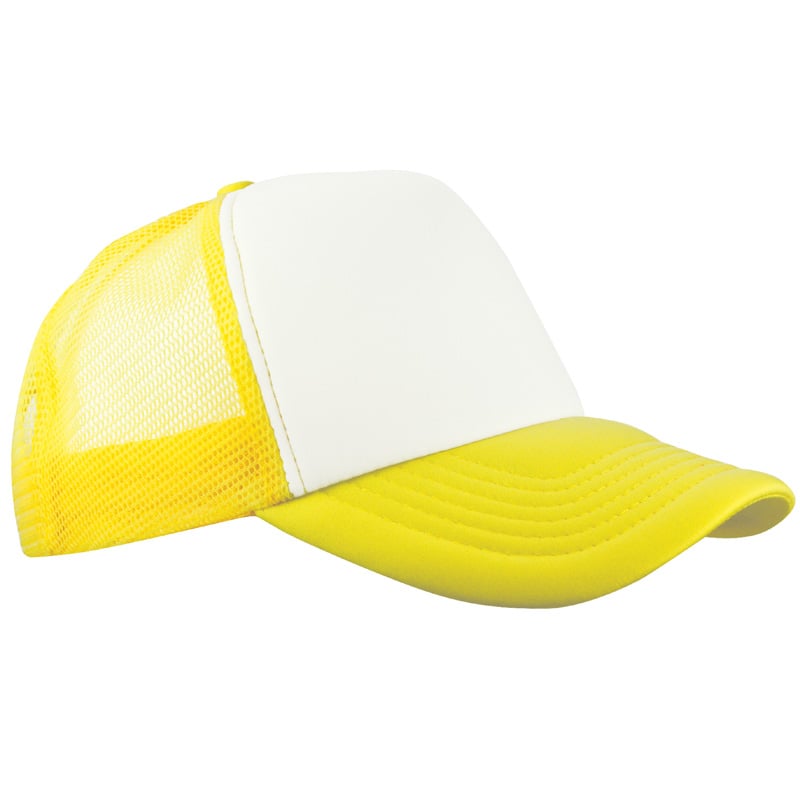 Original Trucker Cap-Geel / Wit, #ebdc1d-1 kleur