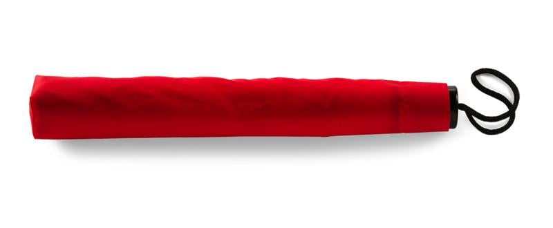 Paraplu in hoes en polskoord-Rood-Zonder opdruk