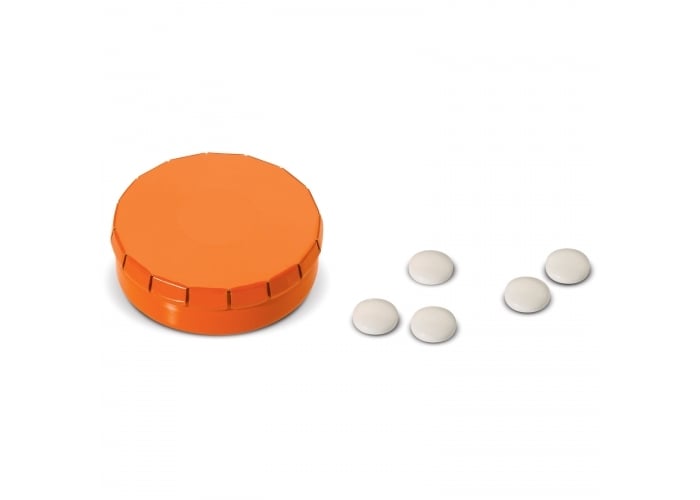Pepermuntdoos Klik-Oranje