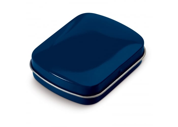 Pepermuntdoos Vierkant-Donker blauw