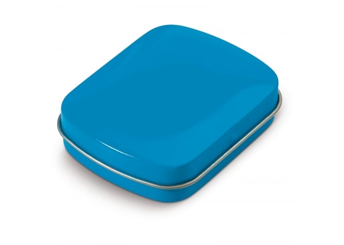 Pepermuntdoos Vierkant-Licht blauw