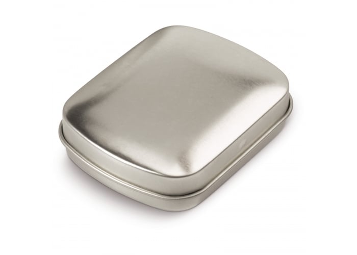 Pepermuntdoos Vierkant-Zilver