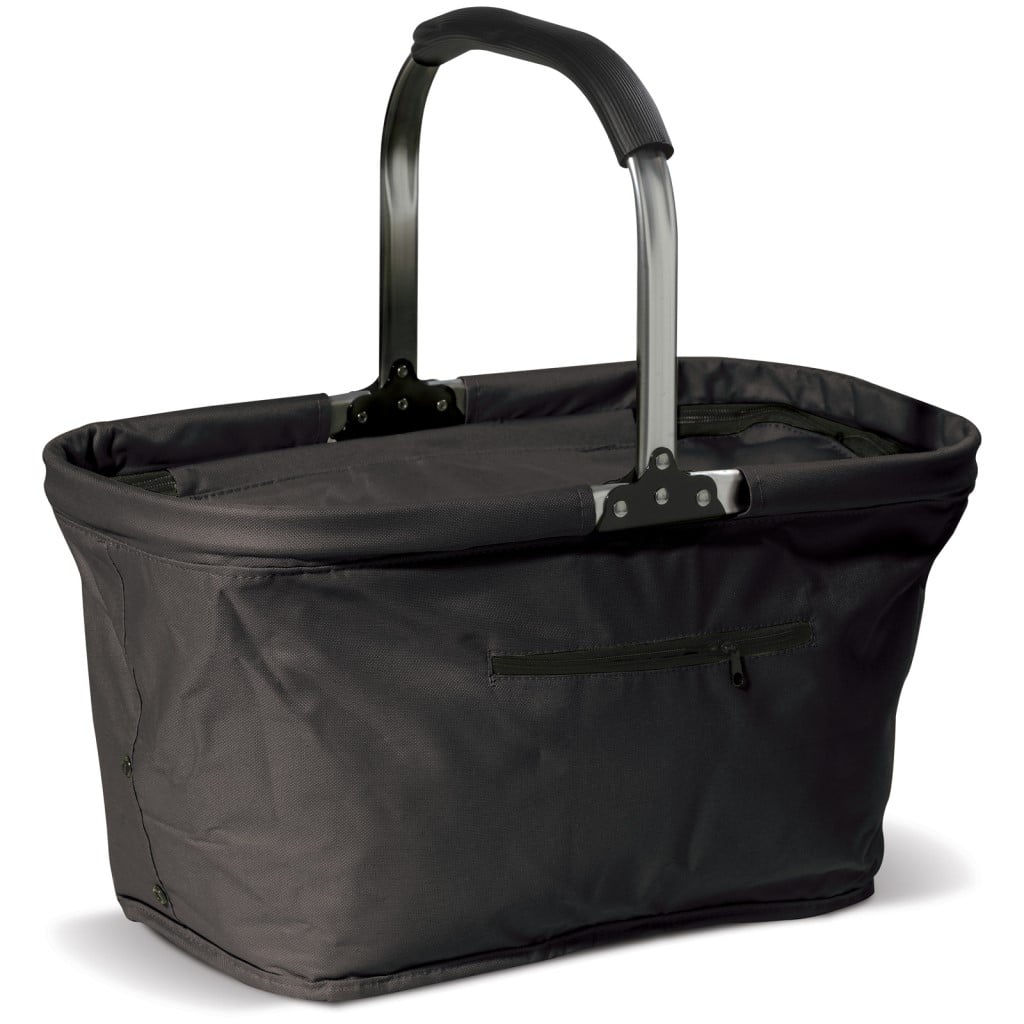 Picknickmand 2 in 1 Koel-Zwart