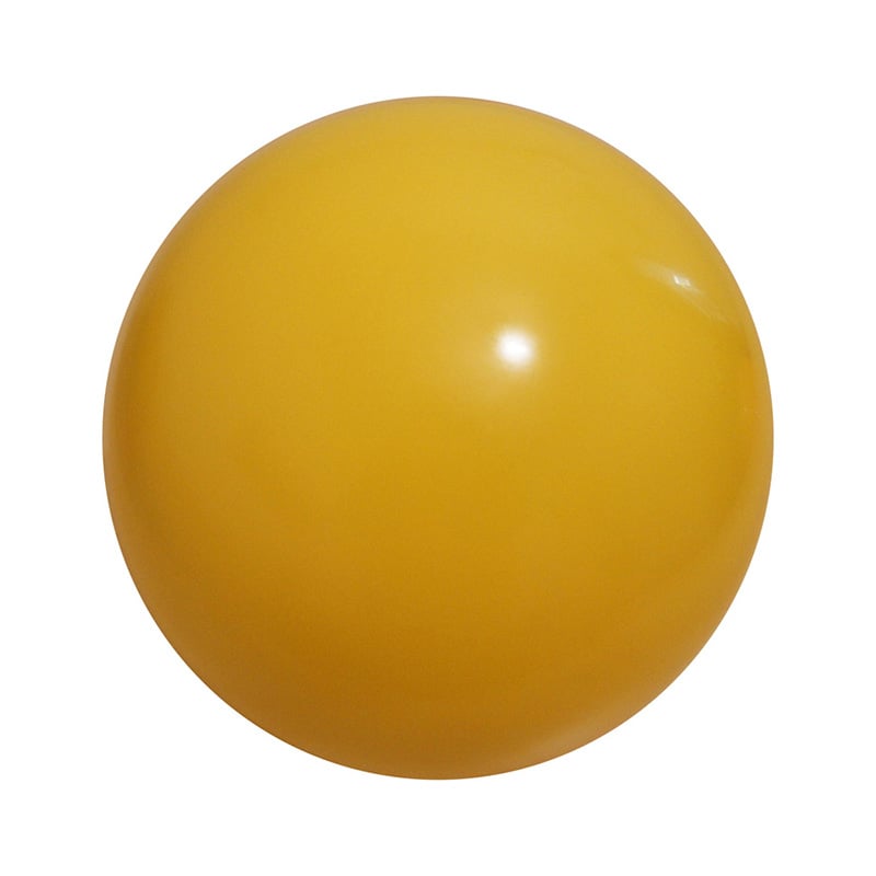 Plastic Bal 16cm-Geel, #fecb00-1 kleur