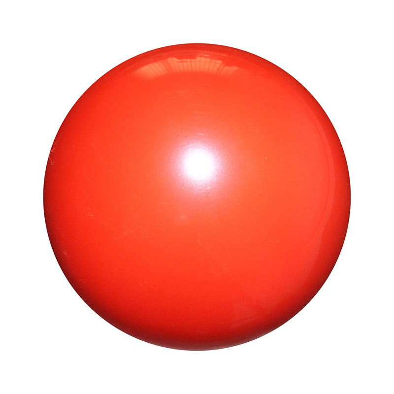 Plastic Bal 16cm-Parelrood, #ff512f-1 kleur