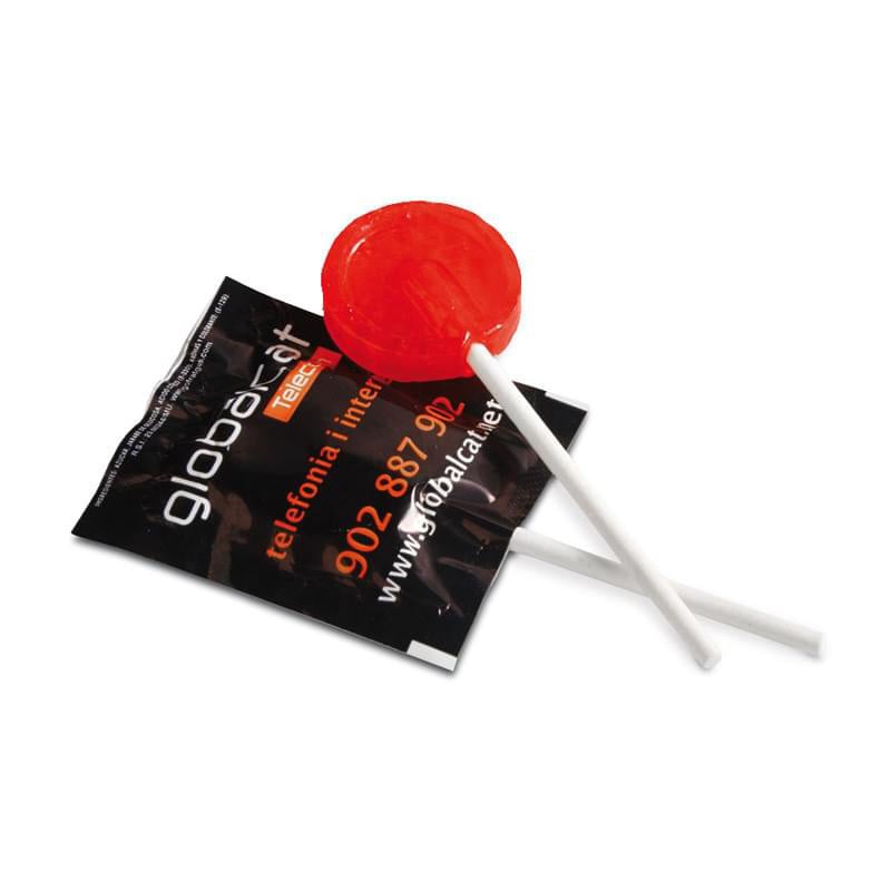 Platte Lolly-Transparant, #efefef-1 kleur